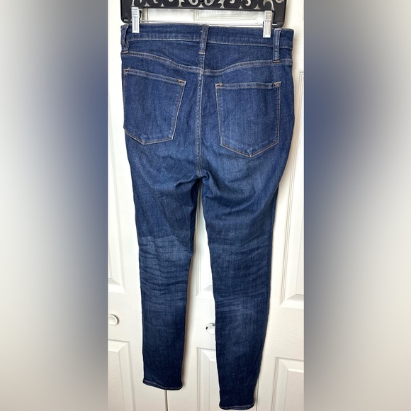 J.CREW Classic Blue Wash High Rise Skinny Jeans Medium dark denim stretch 5 pkt - Picture 9 of 9